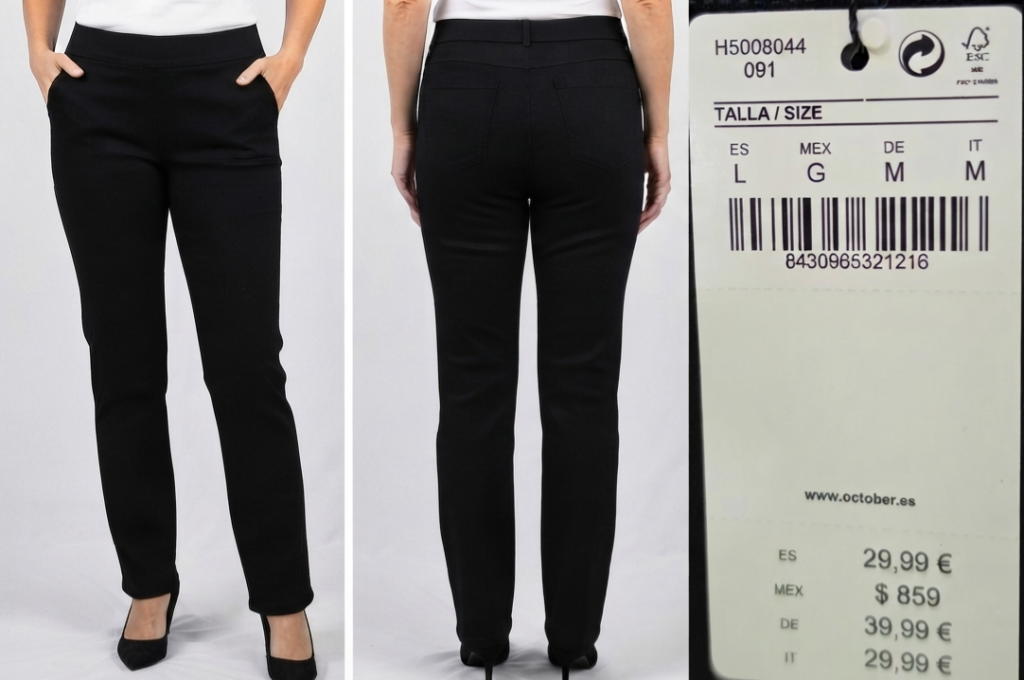 Black Trousers Stock — Ref. 1002