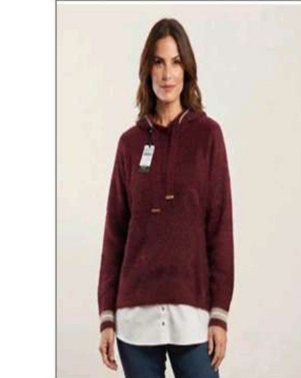 Burgundy Sweater Stock — Ref. 1009