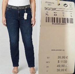 Dark Wash Jeans Stock — Ref. 1001